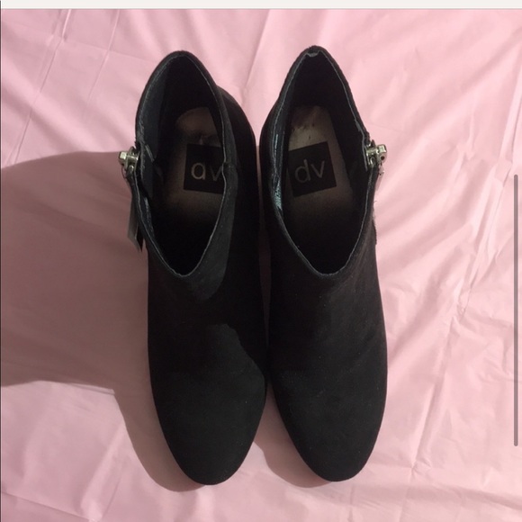 DV Target velvet booties heels sz 9 NEW! - Picture 2 of 8